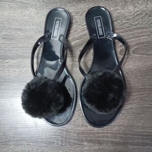 Victoria Adames Women's Sandals Flip-flops Flat Size 9 Black